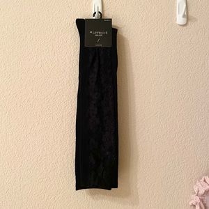 NWT Hot Topic black lace knee-high socks